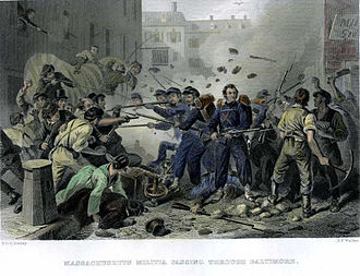 Baltimore riot of 1861
